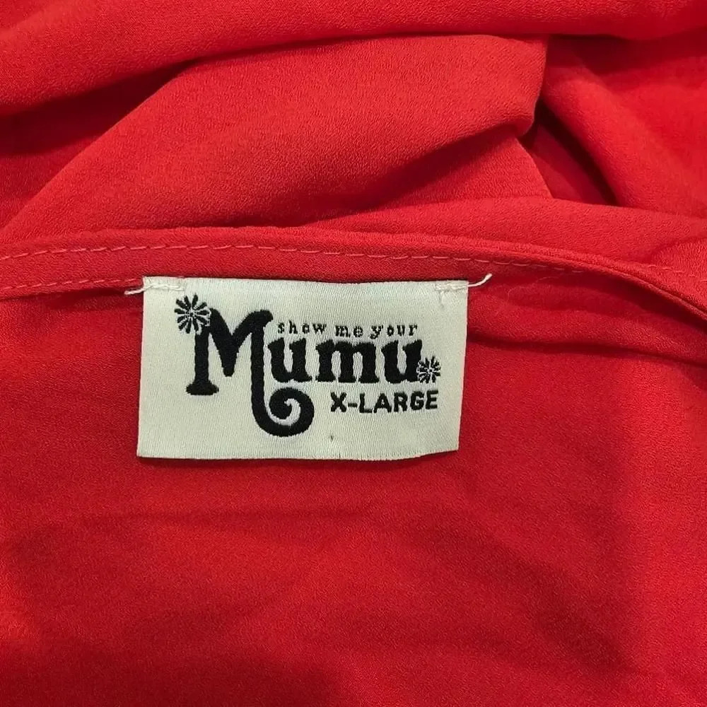 NWOT Show Me Your Mumu Austin Red Dress Size XL - Picture 2 of 10